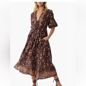 Free People Lysette Floral Maxi Dress